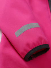 Boys Warm Softshell Outdoor Jumpsuit with Hooded Ski Suit