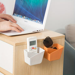 Wall Mounted Storage Box Remote Control Stationery Mobile Phone Organizer