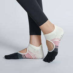 Non-slip Block Yoga Socks - Gripper Socks for Pilates