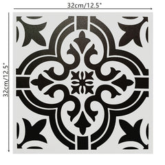 12.5" Stencil Template for DIY Painting Floor Furniture Decor