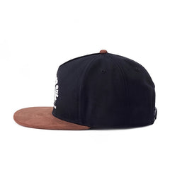 Suede Embroidered Letters Hip Hop Hat Men's Cap