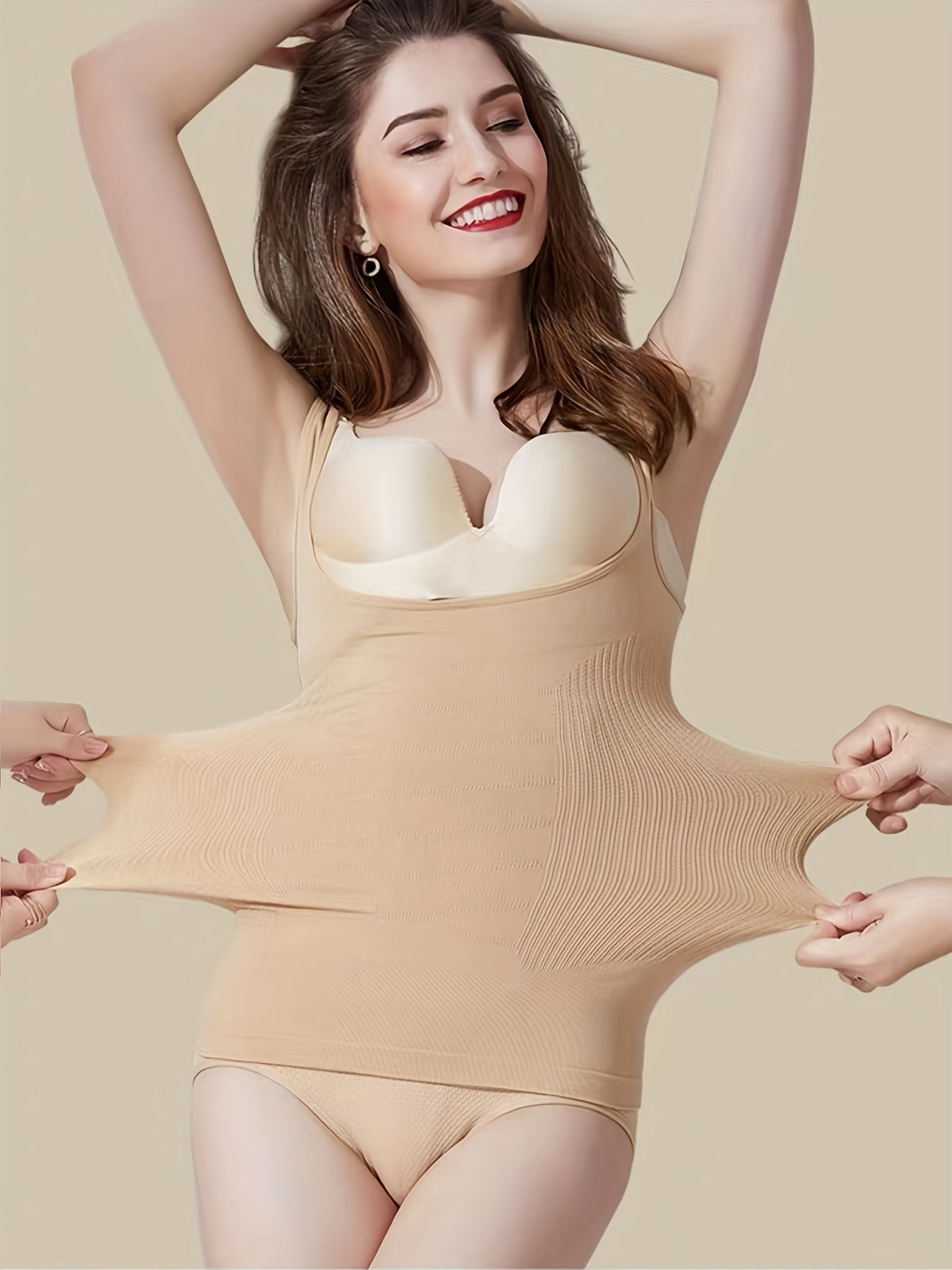 Seamless Shaping Tank Top Waist Trainer Tummy Control Slimmer