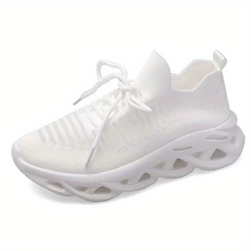 Women's Breathable Flying Woven Sneakers Casual Running Shoes