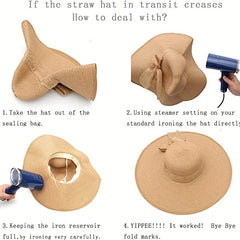 Bowknot Wide Brim Sun Hat UV Protection Straw Hat
