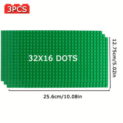 3pcs Set Building Block Base 32 16 Hole Classic Character Bricks Brick Base