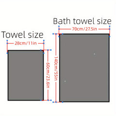 2pcs Outdoor Disposable Towels & Bath Towels Set for Camping & Travel