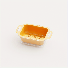 Retractable Drain Basket for Kitchen Sink Double Layer with Drain Rack