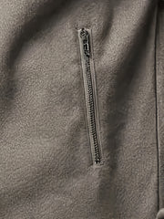 Men's PU Jacket Stand Collar Zip-Up Faux Leather