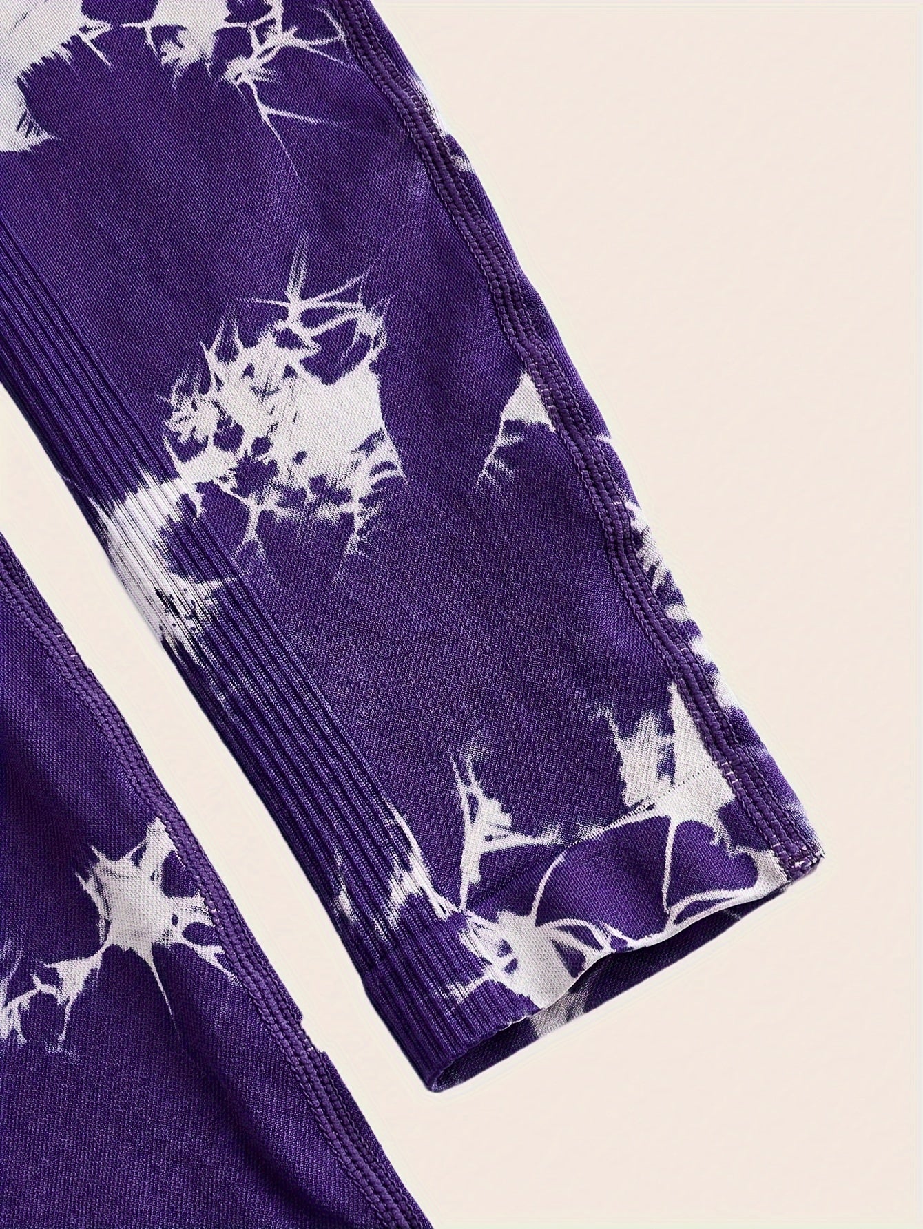 3pcs Tie Dye Yoga Pants High Stretch Leggings Women's Activewear