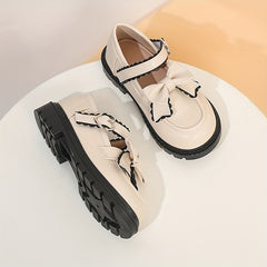Vintage Bowknot Loafer Shoes Lightweight Comfortable Flat Shoes