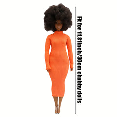 Chubby Doll Party Dress for 11.81-Inch Dolls