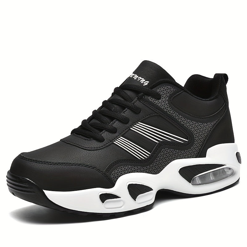 Men's Casual Lace Up Cushioned Sneakers Outdoor Walking Shoes
