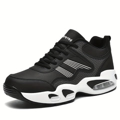 Men's Casual Lace Up Cushioned Sneakers Outdoor Walking Shoes
