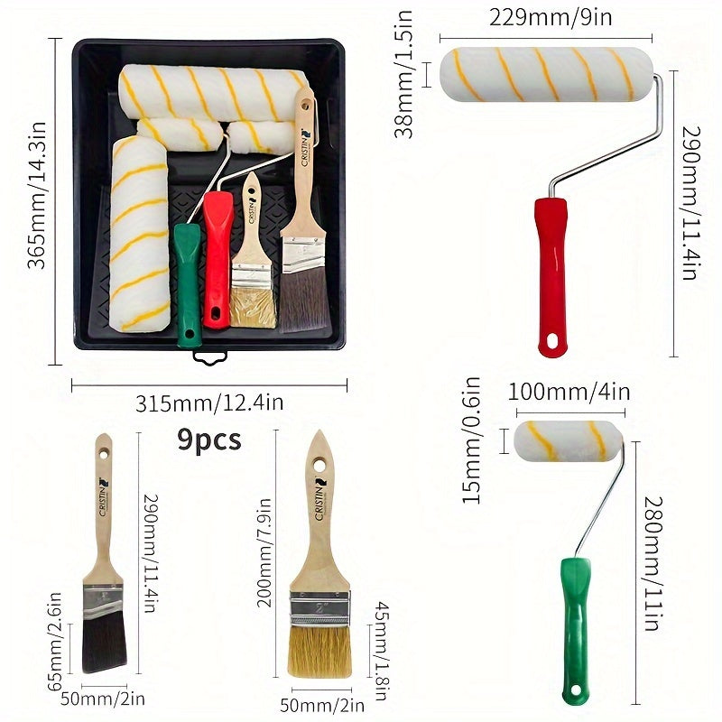 10pcs Professional Kits for Indoor Painting