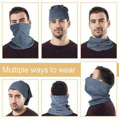 2pcs Plush Windproof Neck Cover for Skiing & Riding