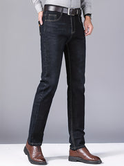 Stretch Denim Pants: Classic Semiformal Jeans