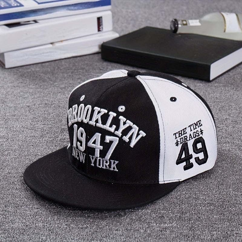 1947 Letter Baseball Cap Hip hop Sunshade Duck Tongue Hat