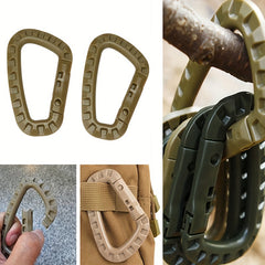4pcs Carabiners Clips Key Chain Backpack Hanging Buckle Outdoor Camping