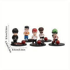 5pcs Action Figures for Car Dashboard Decoration