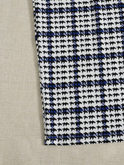 Houndstooth Print Skirt Casual Skirt For Spring & Summer