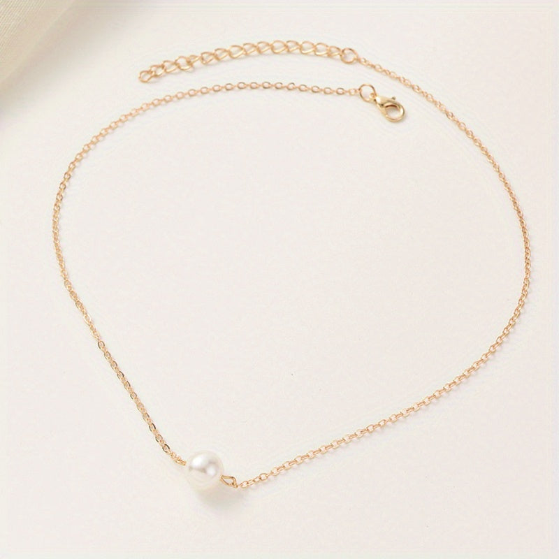 Stunning Pearl Charm Necklace for Badass Besties