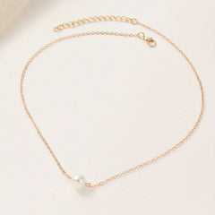 Stunning Pearl Charm Necklace for Badass Besties