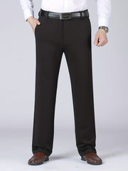 Men's Warm Stretch Dress Pants for Business