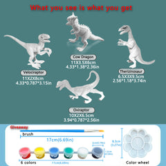 Dinosaur Painting Kit for Kids DIY Craft Set Educational Toy Gift