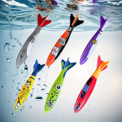 Shark Diving Sticks Pool Toys for Kids - Underwater Games & Pool Activities
