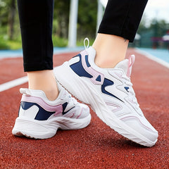 Women's Low Top Breathable Running Shoes Soft Sole Lightweight Chunky Sneakers