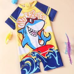 Baby Boys Surfaster Sharks Graphic Swimsuit Infant Toddler Swimming Costume