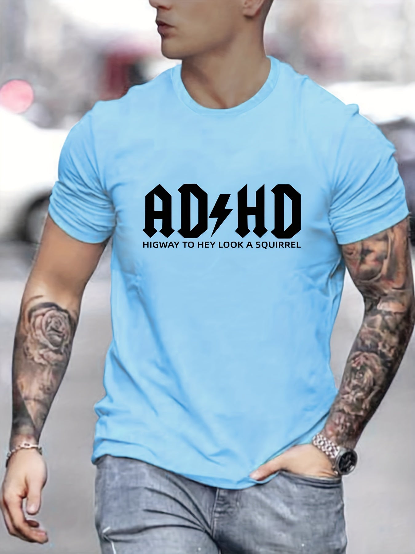 Men's Graphic T-shirt for Summer