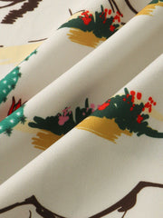 Men's Graphic Printed Casual Short Sleeve Shirt