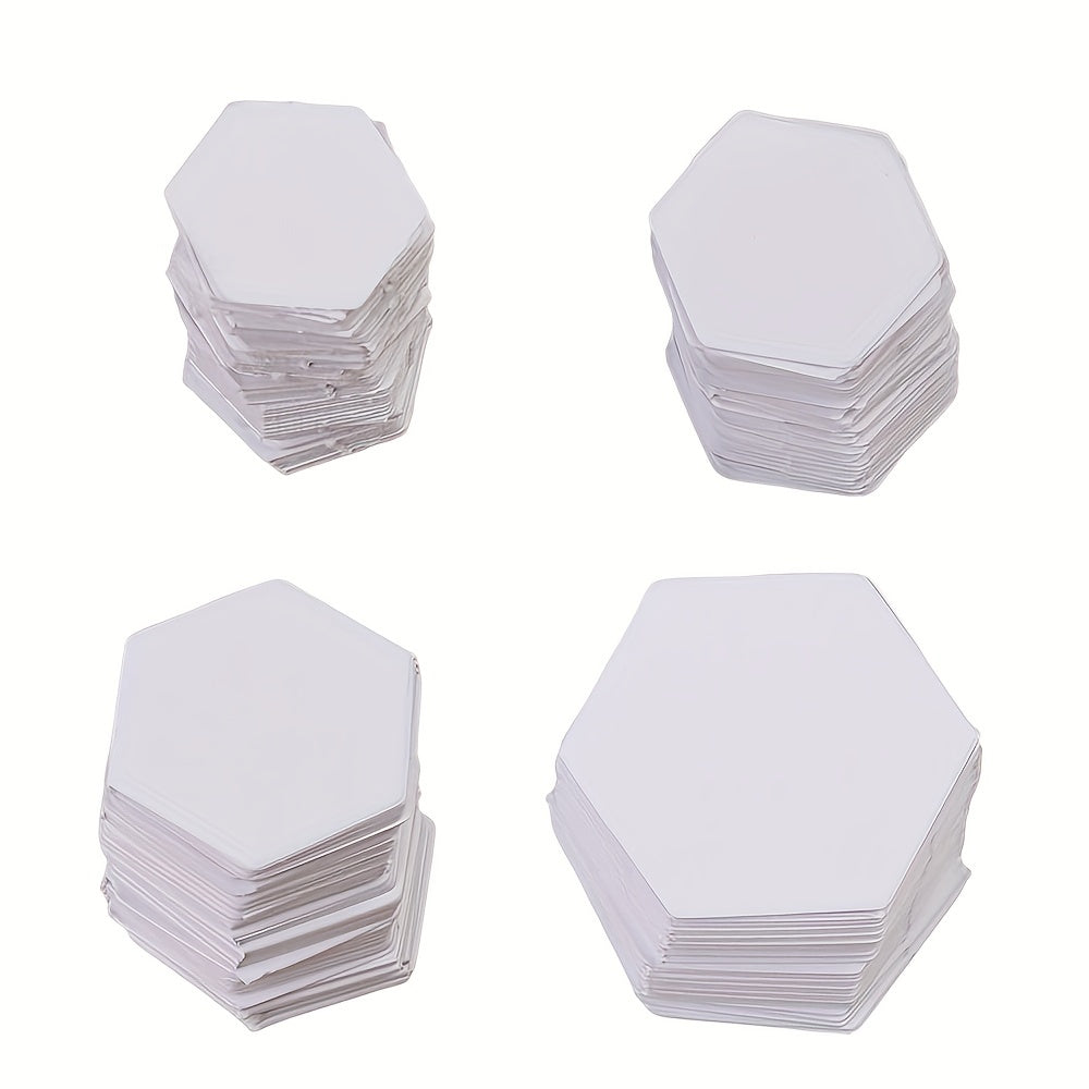 100pcs Patchwork Hand Tool Hexagon Model Board Material Paper