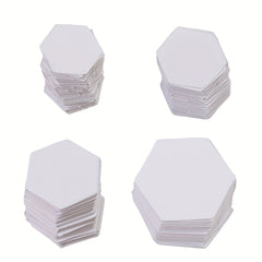 100pcs Patchwork Hand Tool Hexagon Model Board Material Paper