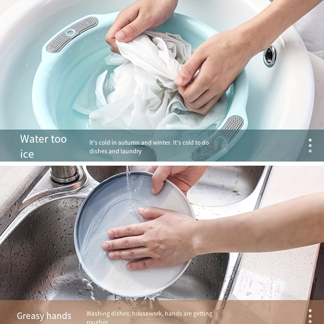 Stylish Gradient Latex Gloves for Home Cleaning