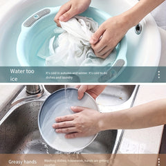Stylish Gradient Latex Gloves for Home Cleaning