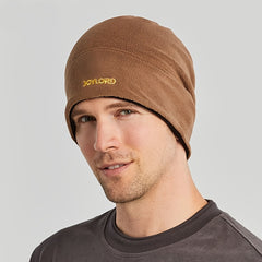Men's Double Bread Cap with Fleece Scarf