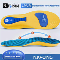 Breathable Sport Insoles - Shock Absorption