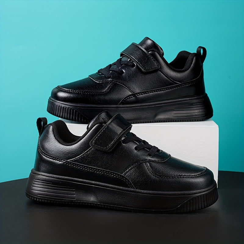 Women's Stylish Skate Shoes Hook & Loop Non slip Lace Up Flatform