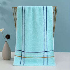 Colorful Striped Cotton Hand Towel Soft Skin-friendly Face Towel Absorbent Towel