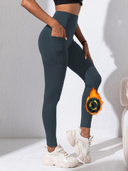 Warm Thickened Fitness Yoga Pants High Stretch Leggings Women's Activewear