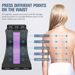 Lumbar Spine Relaxation Board Back Stretcher Adjustable Waist Relax Board
