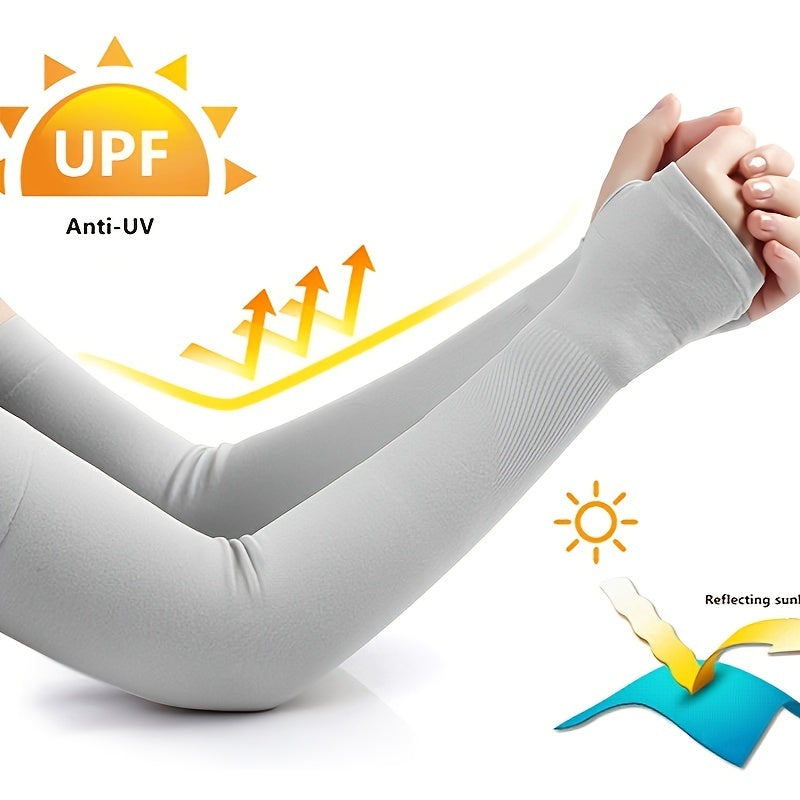 Sun Protection Arm Sleeves Men Women Cooling Moisture Wicking Sports Sle