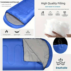 Winter Camping Sleeping Bag Waterproof Compact Sleeping Bag For Outdoor Hiking