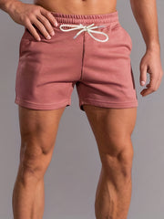 Men's Stretch Drawstring Shorts for Summer Gym Workout
