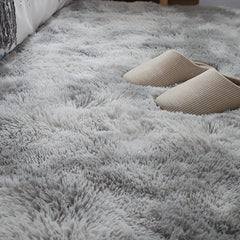 Soft Area Rugs Fluffy Shag Plush Tie Dyed Living Room Carpet