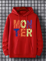 Men's Casual Print Hoodie Sweatshirt for Spring