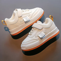 Kid's Solid Skate Shoes Non Slip Casual Soft Sole Sneakers