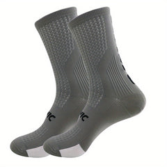Breathable Mid-calf Socks for Outdoor Running Cycling